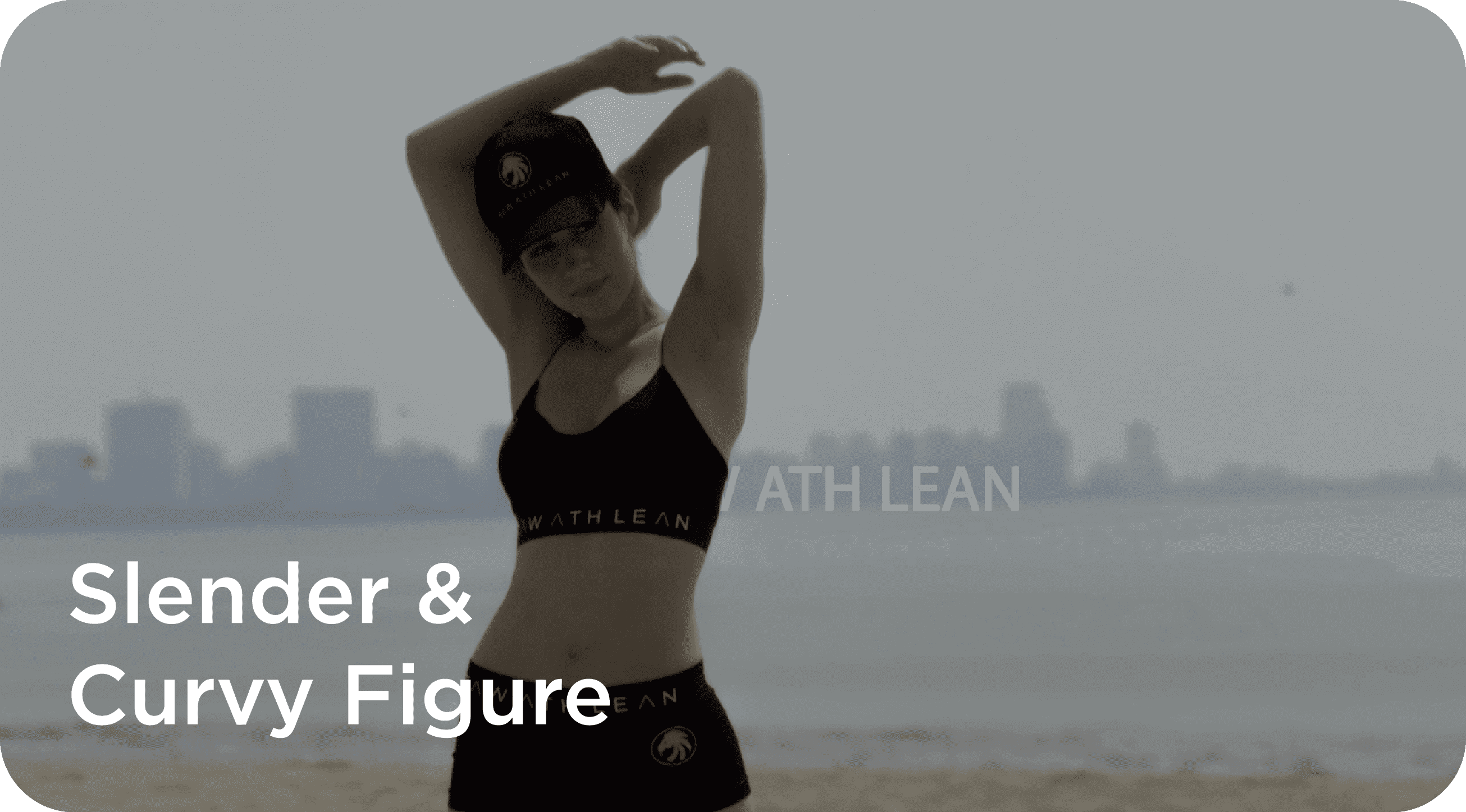 Slender and curvy figure for women